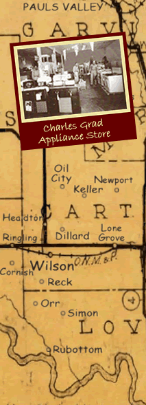Map of Area and Picture of Charles Grad Appliance Store
